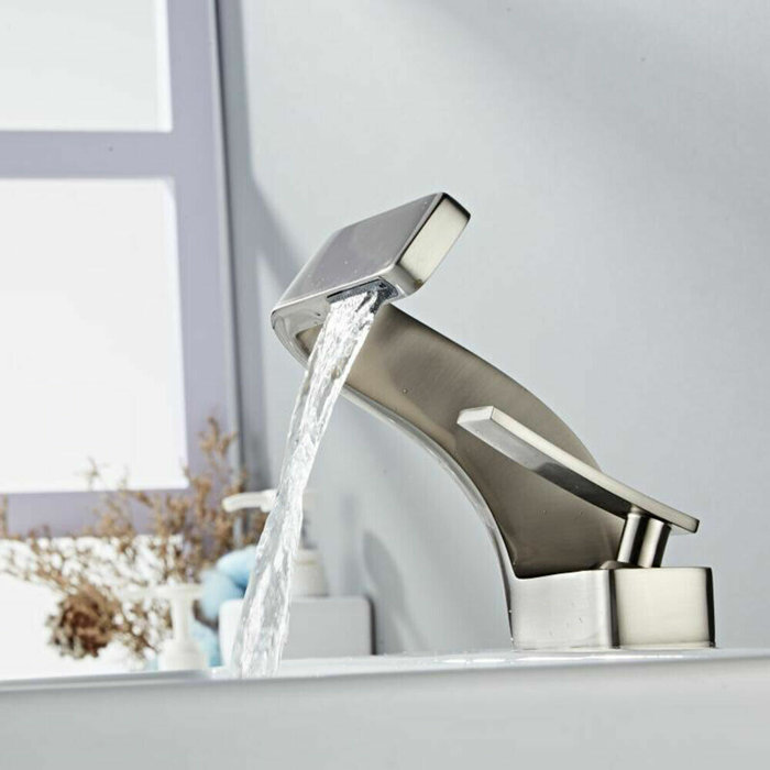 Senlesen Single-Hole Single-handle Bathroom Faucet &amp; Reviews | Wayfair